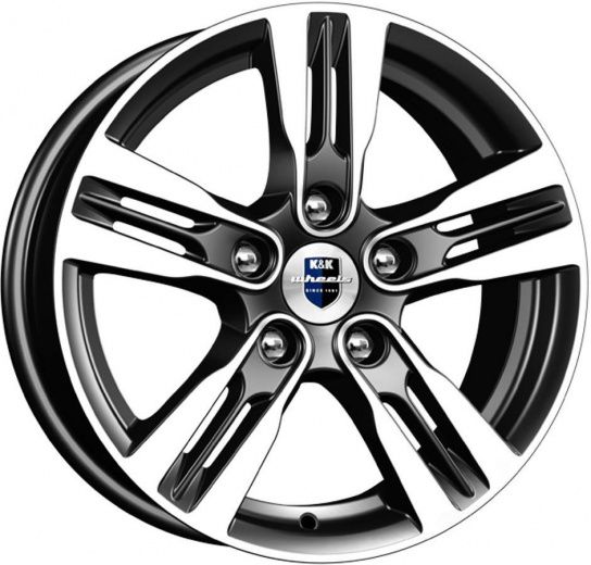 Фото K&K Siberia 6,5x15 5x114,3 ET45 dia 67,1 алмаз черный Россия