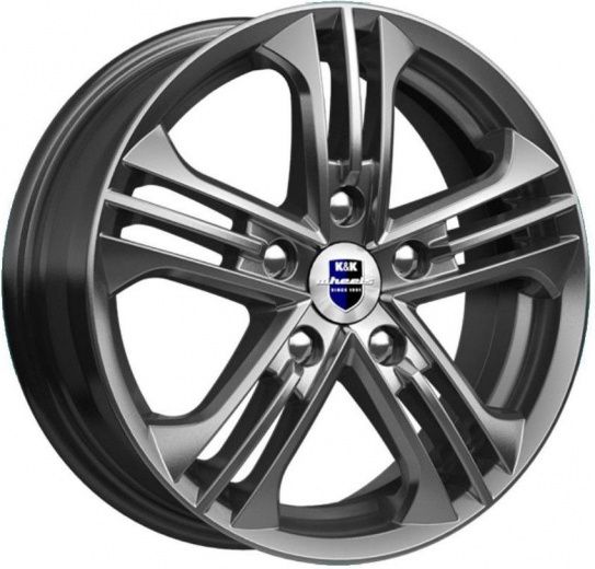 Фото K&K Trinity 6x15 5x100 ET38 dia 57,1 дарк платинум Россия