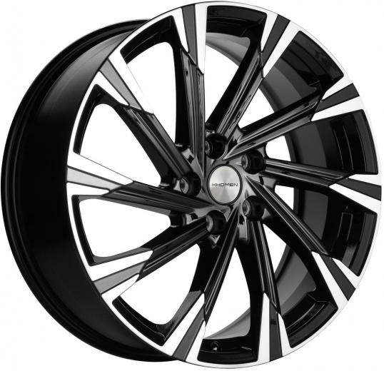 Фото Khomen Wheels KHW1901 (Soul/Seltos/Sonata) 7,5x19 5x114,3 ET49,5 dia 67,1 black-FP Россия
