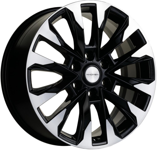 Фото Khomen Wheels KHW2010 (LC Prado) 8x20 6x139,7 ET25 dia 106,1 black-FP