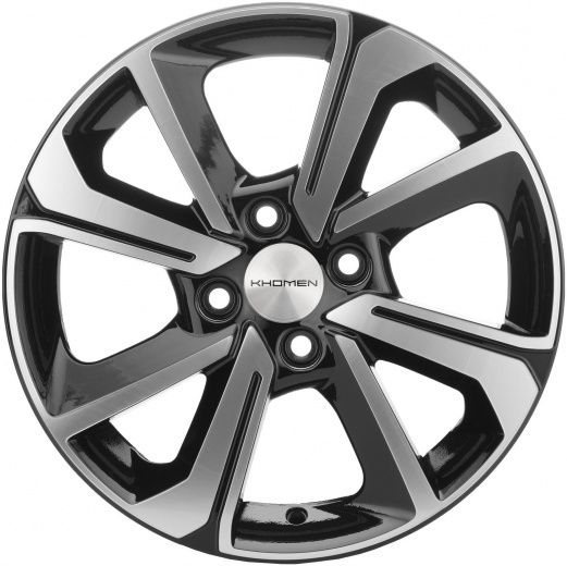 Фото Khomen Wheels KHW1501 (Rio II) 6x15 4x100 ET46 dia 54,1 black-FP Россия
