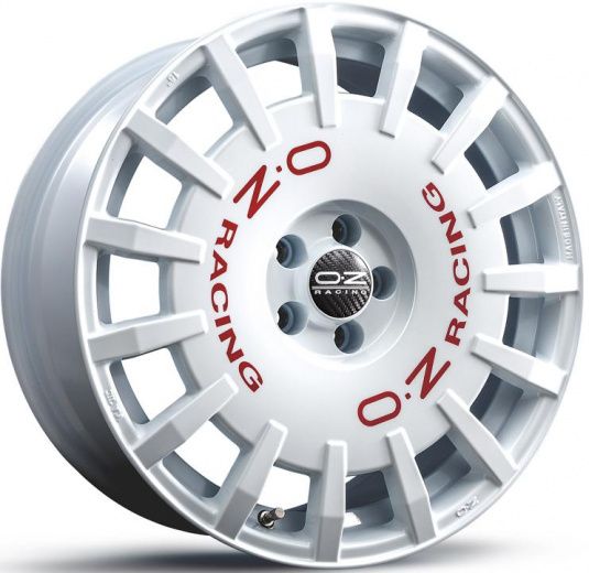 Фото OZ Racing Rally Racing 8x17 5x100 ET48 dia 68 race white red lettering