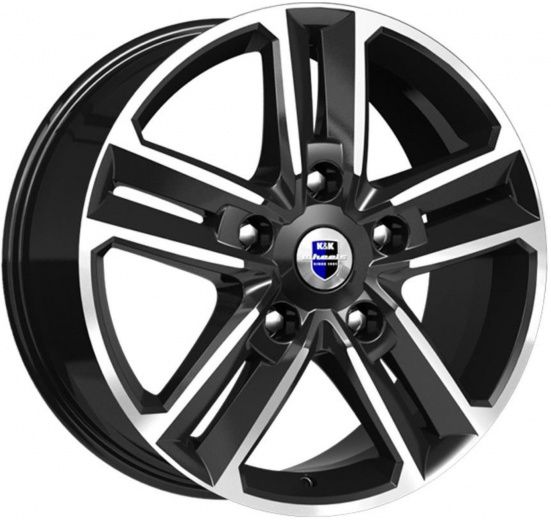 Фото K&K Backfire 8x18 5x114,3 ET40 dia 67,1 алмаз черный