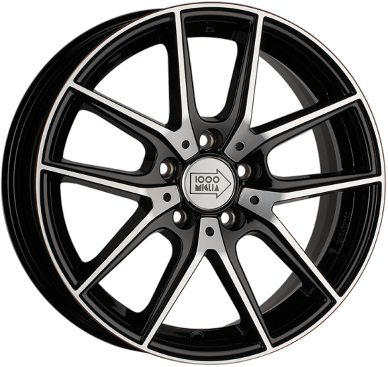 Фото 1000 Miglia MM041 6,5x16 5x112 ET42 dia 57,1 black polished