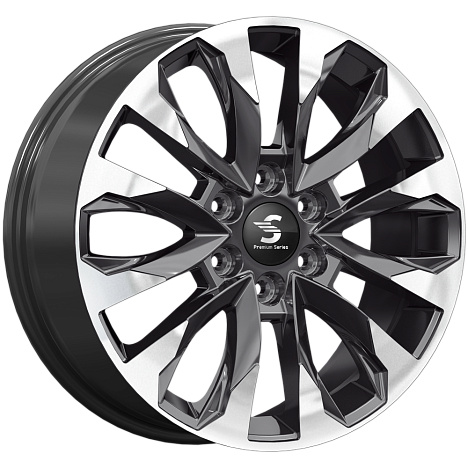 Фото K&K Premium Series КР007 (20_Haval H9) 8x20 6x139,7 ET42 dia 75,1 diamond black gris