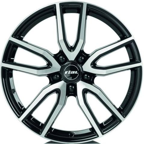 Фото Rial Torino 7,5x17 5x112 ET40 dia 70,1 diamond black front polished