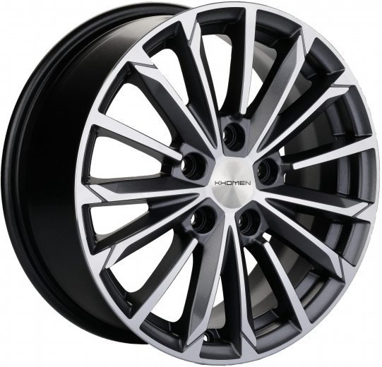 Фото Khomen Wheels KHW1611 (Qashqai) 6,5x16 5x114,3 ET40 dia 66,1 gray-FP