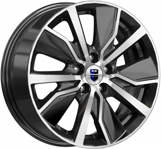 Фото K&K Гамбит 6,5x16 5x108 ET50 dia 63,35 алмаз черный Россия