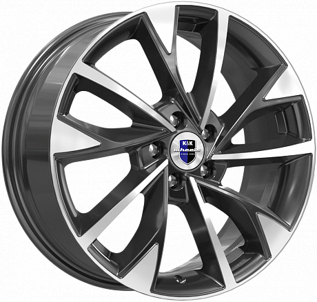 Фото K&K Роквуд 7x17 5x114,3 ET45 dia 60,1 алмаз черный