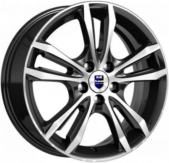 Фото K&K Samara 6x16 5x100 ET40 dia 67,1 алмаз черный SK