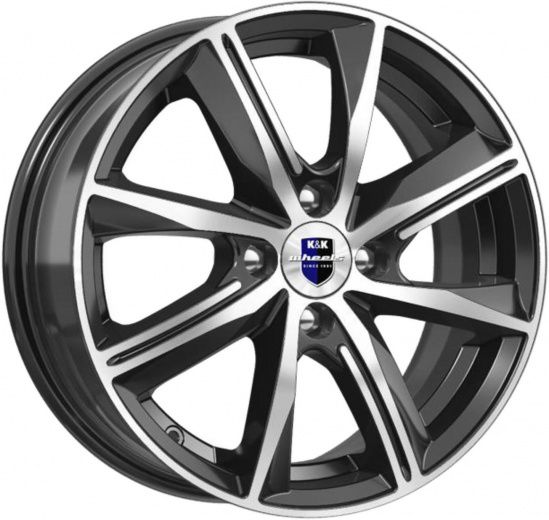 Фото K&K Арнар 7x16 5x114,3 ET50 dia 66,1 алмаз черный