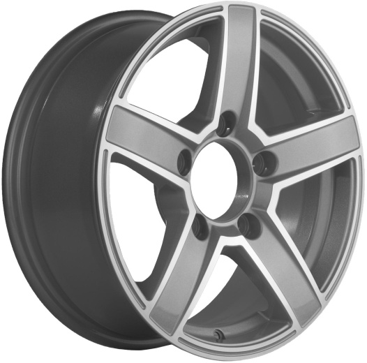 Фото Khomen Wheels KHW1614 (Niva 4x4 Bronto) 6,5x16 5x139,7 ET35 dia 98,5 F-silver-FP