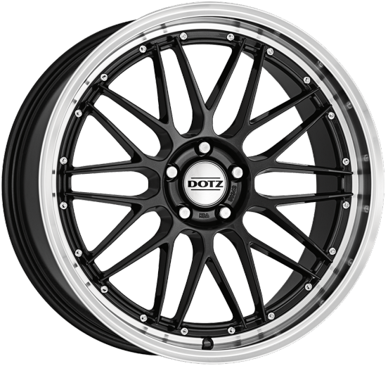 Фото DOTZ Revvo dark 8x18 5x108 ET45 dia 70,1 black polished lip