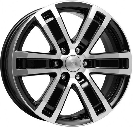 Фото K&K R7-Рольф 7,5x17 6x139,7 ET38 dia 67,1 алмаз черный Россия
