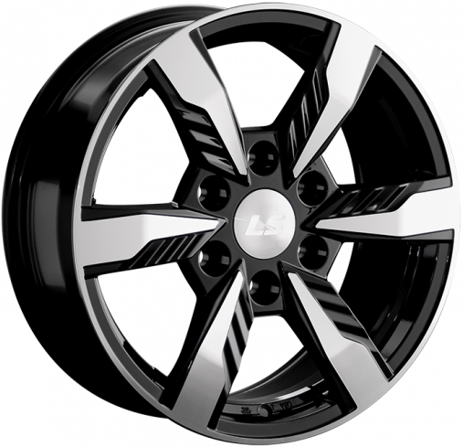 Фото LS Wheels 1301 7,5x17 6x139,7 ET30 dia 106,1 BKF