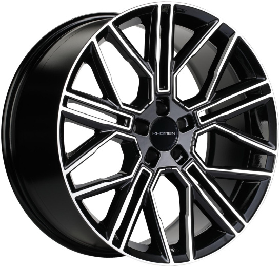 Фото Khomen Wheels KHW2101 (Li 6/7/8/9) 9,5x21 5x120 ET45,5 dia 62,5 black-FP
