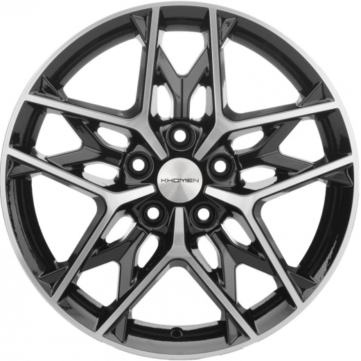 Фото Khomen Wheels KHW1709 (Octavia) 7x17 5x112 ET49 dia 57,1 black-FP
