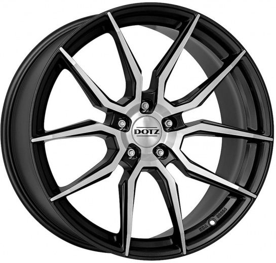Фото DOTZ Misano dark 8x18 5x112 ET48 dia 70,1 black polished