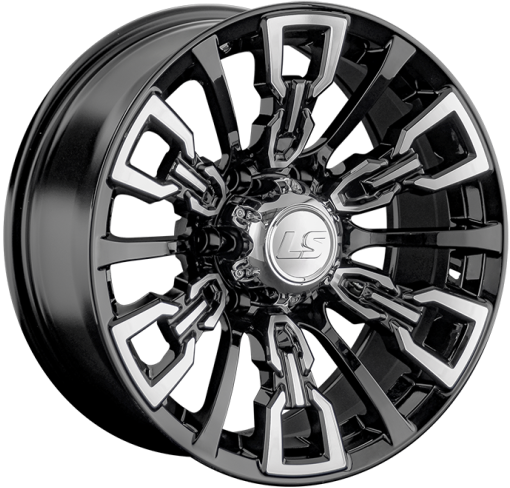 Фото LS Wheels 1363 8x17 6x139,7 ET-15 dia 106,1 BKF