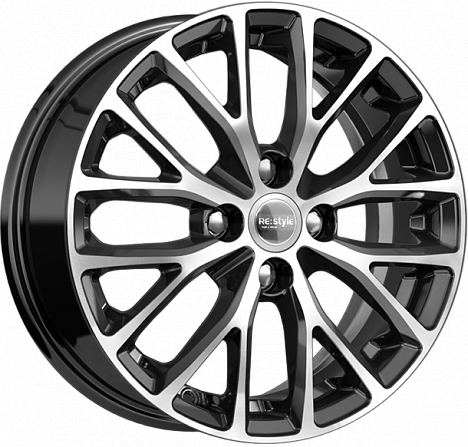 Фото K&K Original Series Rio 2 КСr782 KIA () 6x15 4x100 ET46 dia 54,1 алмаз черный Россия