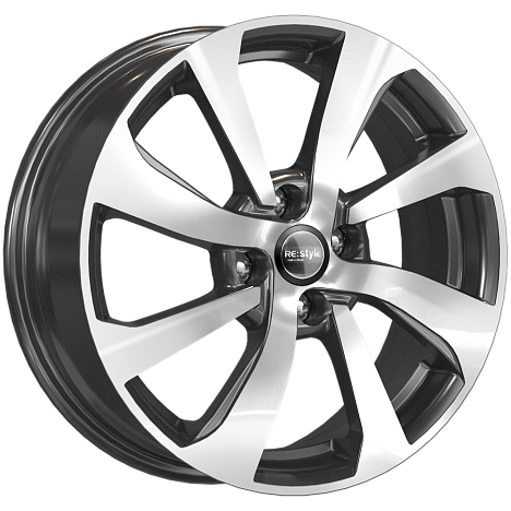 Фото iFree Replica КС893  (16_Rio X-Line) KIA (КС893 (16_Rio X-Line)) 6x16 4x100 ET49 dia 54,1 алмаз черный Россия