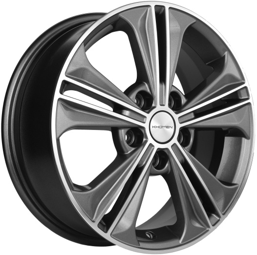 Фото Khomen Wheels KHW1603 (Creta/Seltos) 6x16 5x114,3 ET43 dia 67,1 gray-FP