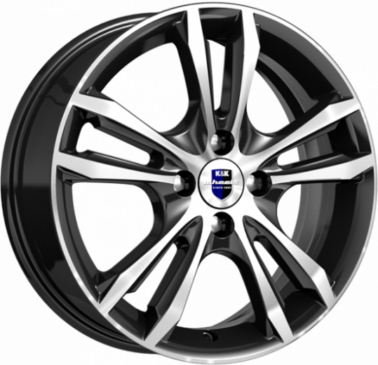 Фото K&K Samara 6x16 4x100 ET41 dia 60,1 алмаз черный Россия