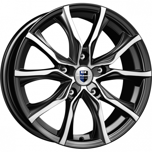 Фото K&K Твист 7,5x17 5x100 ET36 dia 57,1 алмаз черный