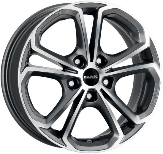 Фото MAK Hessen 7x17 5x120 ET41 dia 67,1 gun metallic mirror