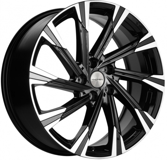 Фото Khomen Wheels KHW1901 (Kia Sportage) 7,5x19 5x114,3 ET50,5 dia 67,1 black-FP Россия