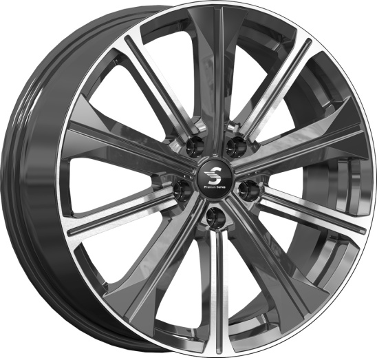 Фото Premium Replica Wheels КР013 7x19 5x114,3 ET40 dia 66,1 diamond quartz