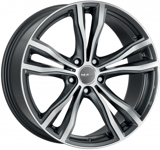 Фото MAK X-Mode 9x19 5x112 ET32 dia 66,6 gun metallic mirror face