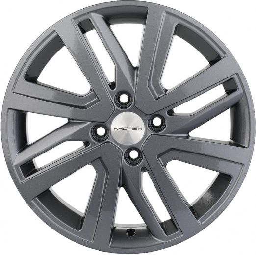 Фото Khomen Wheels KHW1609 (Rio II/Solaris II) 6x16 4x100 ET46 dia 54,1 gray