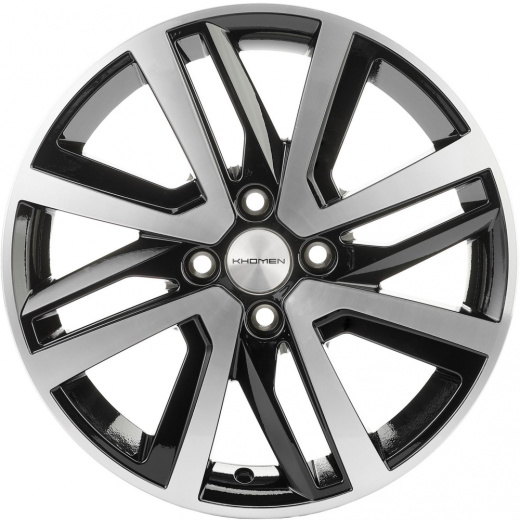 Фото Khomen Wheels KHW1609 (Rio II/Solaris II) 6x16 4x100 ET46 dia 54,1 black-FP