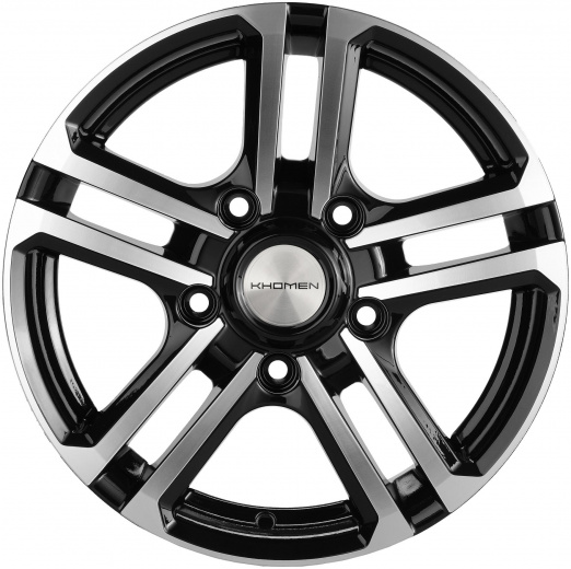 Фото Khomen Wheels KHW1602 (Niva 4x4) 6,5x16 5x139,7 ET40 dia 98,5 black-FP