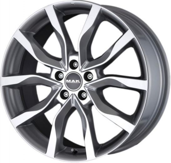 Фото MAK Highlands 8x19 5x120 ET38 dia 72,6 gun metallic mirror
