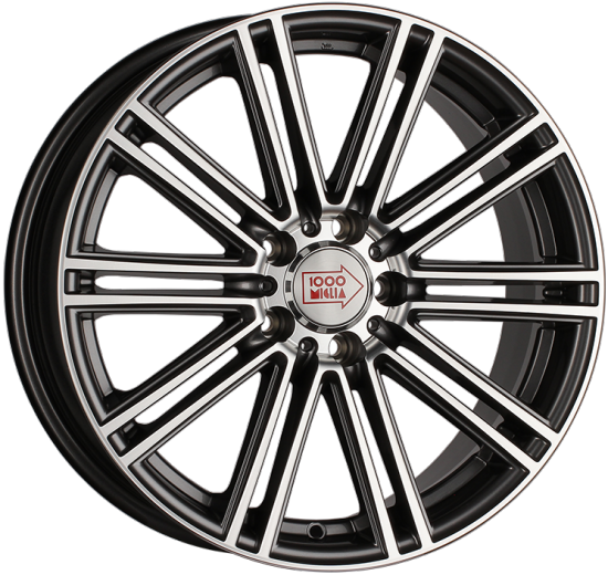 Фото 1000 Miglia MM1005 8x18 5x114,3 ET40 dia 67,1 dark anthracite polished