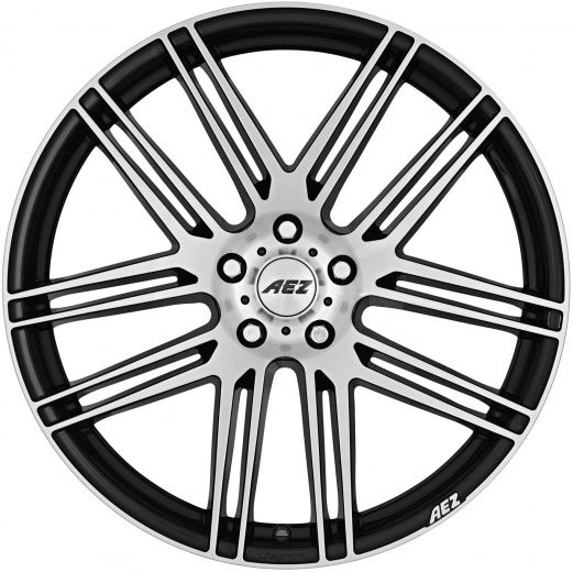 Фото AEZ Cliff dark 10x21 5x112 ET45 dia 66,6 black polished