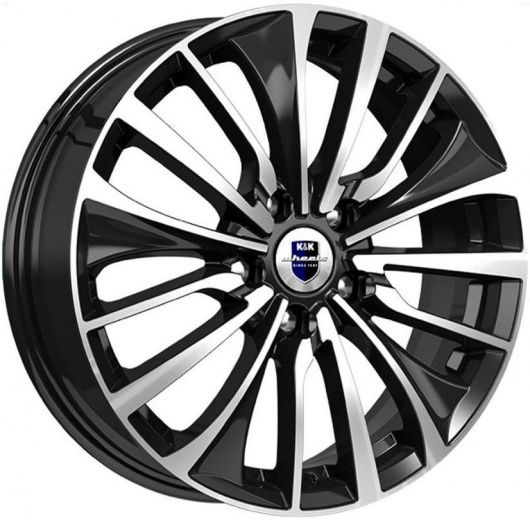 Фото K&K Flanker 6,5x17 5x112 ET39 dia 66,6 алмаз черный