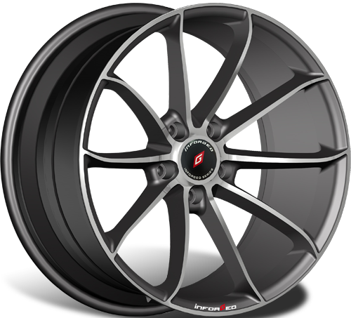 Фото Inforged IFG18 8x18 5x112 ET30 dia 66,6 black machined