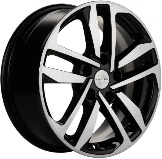 Фото Khomen Wheels KHW1612 (Fluence/Juke) 6,5x16 5x114,3 ET47 dia 66,1 black-FP