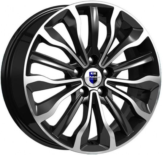 Фото K&K Атакама 6,5x17 5x108 ET50 dia 63,35 алмаз черный Россия