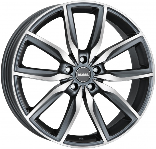 Фото MAK Allianz 9,5x19 5x112 ET39 dia 66,6 gunmetal mirror face