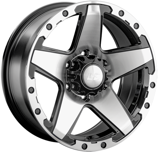 Фото LS Wheels 1284 8x17 6x139,7 ET30 dia 100,1 BKF