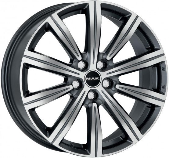 Фото MAK Birmingham 9x22 5x112 ET48 dia 66,6 gun metallic mirror