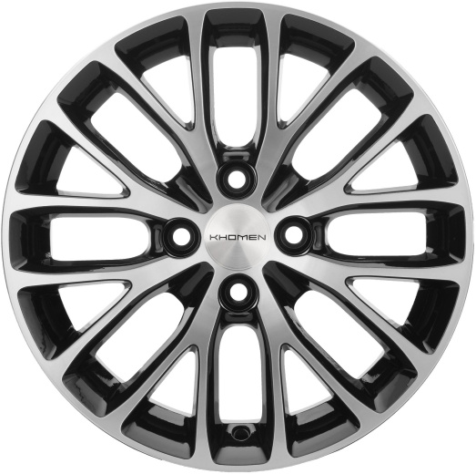Фото Khomen Wheels KHW1506 (Rio/Solaris) 6x15 4x100 ET46 dia 54,1 black-FP