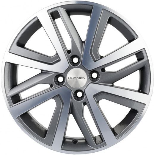 Фото Khomen Wheels KHW1609 (Rio II/Solaris II) 6x16 4x100 ET46 dia 54,1 gray-FP Россия