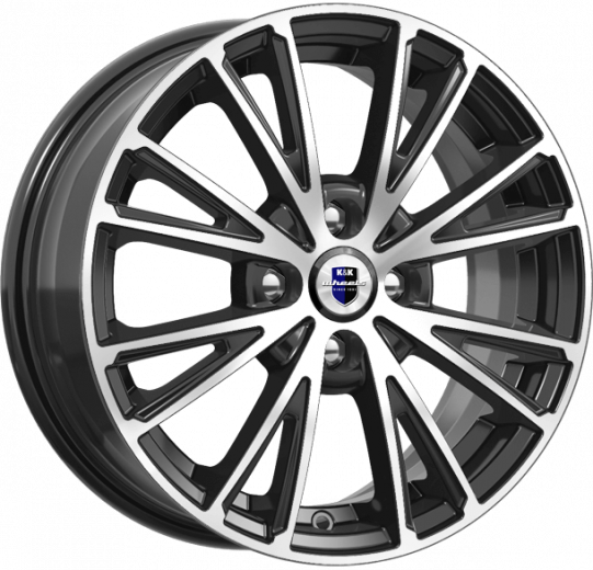 Фото K&K Меандр 6x16 4x100 ET37 dia 60,1 алмаз черный Россия