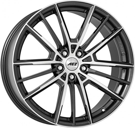Фото AEZ Kaiman dark 8x18 5x108 ET40 dia 70,1 anthracite polished