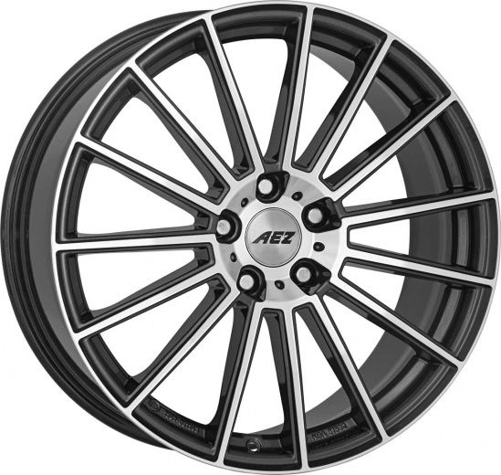 Фото AEZ Steam 8x19 5x112 ET39 dia 66,6 anthracite polished